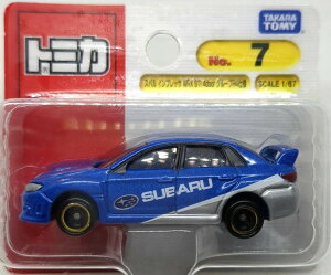 タカラトミー トミカ 007 スバル インプレッサ WRX STI 4door グループ 
