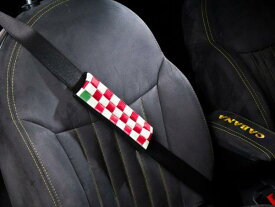【送料無料】CABANA シートベルトパッドチェッカー×イタリア　ローバー ミニ パーツ 部品 ROVER MINI
