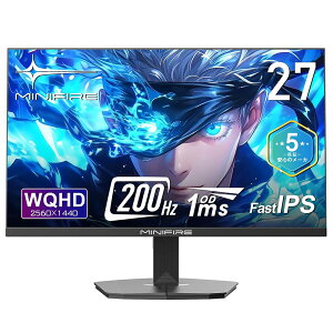 27C` Q[~Oj^[ 10F WQHD (2560x1440) Fast IPS 200Hz 1ms(MPRT) tfBXvC 130%sRGB u[CgtbJ[t[ FreeSync Px320cd/m? PS5Ή Q[@Ή HDMI×2 DP×2 (P[u