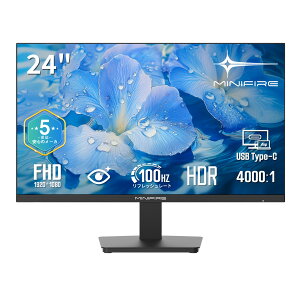 y5%|CgҌz24C`j^[ USB Type-CڑΉ fBXvC100Hz FHD 1080P USB-TypeC u[Cgy tbJ[t[ VESAΉ t[X ڂɗD HDMI RgXg4000:1 `g