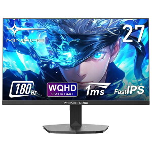 27C` Q[~Oj^[ 10F WQHD (2560x1440) @Fast IPS 180Hz 1ms(MPRT) @tfBXvC 130%sRGB u[CgtbJ[t[ FreeSync Px320cd/m? PS5Ή Q[@Ή HDMI×2 DP×2 (P[