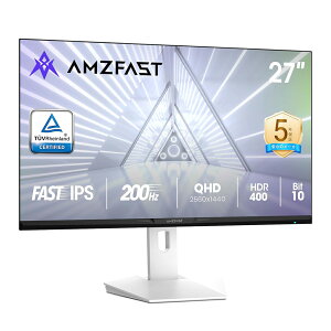 Fy5%N[|łIz27C` Q[~Oj^[ 2K  WQHD(2560x1440) Fast IPS 200Hz 1ms(OD) 10Bit 130%sRGB 450cd/m2 HDR400 u[Cg tbJ[t[ FreeSync & G-SyncΉ PS5Ή HDMI2.0×2 DP1.4×2 