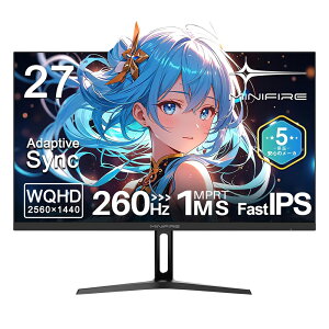 �y�N�[�|���z�z���z�������i���炳���500�~OFF�I27�C���` �Q�[�~���O���j�^�[ WQHD (2560×1440) 260Hz 1ms IPS�b130% sRGB/99% DCI-P3�bAMD FreeSync Premiu/Adaptive Sync/HDR�b�t���b�J�[���X+�u���[���C�g�y���bHDMI