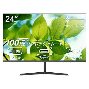 �y4/11����20%�I�t�N�[�|������I�z[�ܔN�ۏ�] 24�C���` USB-C 100Hz pc���j�^�[ 3�Ӄt���[�����X&�L����pIPS�p�l�� 23.8�^���C�h�t�� �X�s�[�J�[���� HDR10 Adaptive Sync VESA�Ή� �`���g������ �I�t�B�X