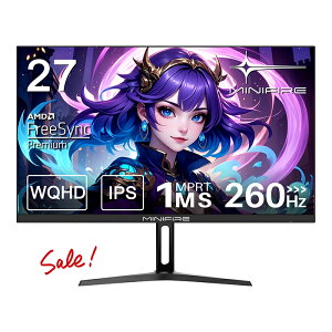ySSԌ23,999~ōw+2{|Cgz27C` Q[~Oj^[ WQHD (2560×1440) 260Hz 1ms IPSb130% sRGB/99% DCI-P3bAMD FreeSync Premiu/Adaptive Sync/HDRbtbJ[X+u[CgybHDMI2.1×2+DP1.