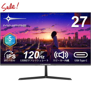 yԌ13,589~ōw+2{|Cgz[ܔNۏ] j^[ 27C` IPS (1920×1080/120Hz)bUSB Type-CEHDMIڑΉbڔzbXs[J[bAdaptive SyncbHDR10bsRGB110%bVESAΉbt[