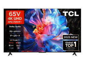 TCL(eB[V[G) 65V^ 4Kter 65P61K  Ki 65^ 65C` `[i[ X}[ger GoogleTV YouTube vCrfI NETFLIX Hulu Disney U-NEXT Ǌ|