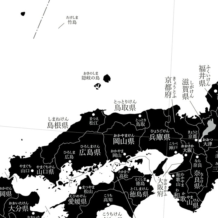 市場 ミニマルマップ インテリア で な シンプル 日本地図 おしゃれ