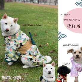 (再入荷/送料無料) 犬 着物 中型犬 柴犬 晴れ着 お正月 和柄 犬の服 ドックウェア 和服 ペット おそろ 中型犬 小型犬 年賀状 記念日 きもの 撮影 かわいい 和 振袖 春 夏 秋 冬 着せやすい XL XXL 3XL