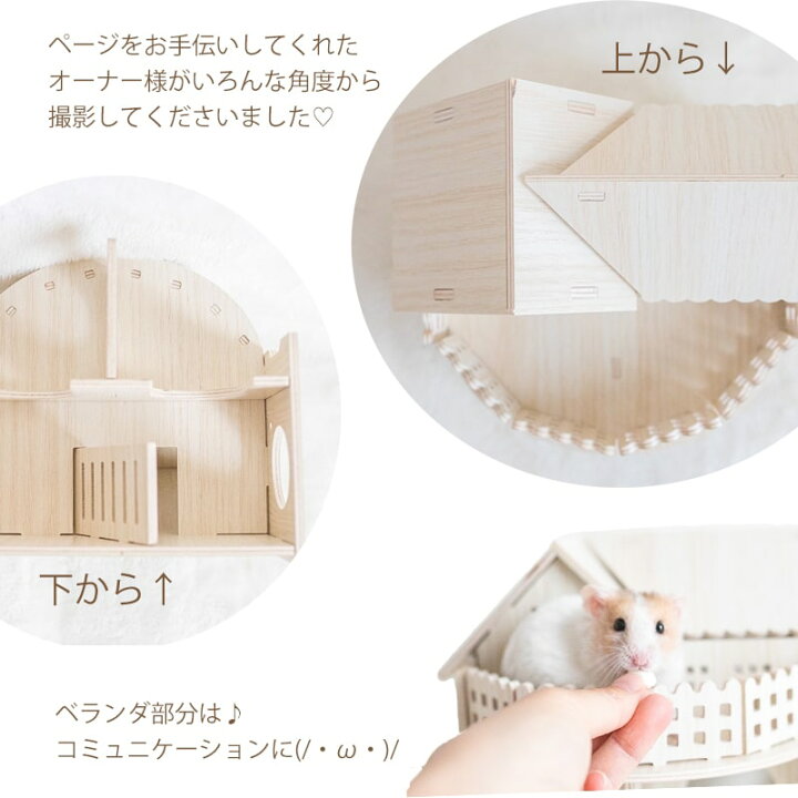 日本初の ハムスターハウス ナチュラルハムスターハウス木製動物のネストの生息地のためにヘッジホッグマウスのドワーフ ハムスタートレーニングルーム Color Picture Color サイズ 17x8x17cm Www Sanchetana Org