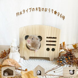 【すぐ届く】ハムスター 木製 ハウス テント 三角屋根のおうち　TV　テレビハウス 齧れる おうち 防水 加工 さらっと掃除ができちゃう ジャンガリアンハムスター ゴールデンハムスター ファットテイルジャービル　小動物 用品 ピクニック 【本州宅急便送料無料】