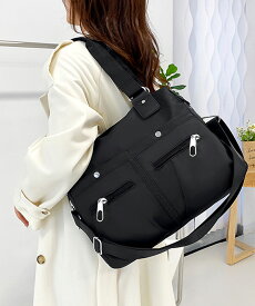 トートバッグ A4バッグ ナイロンバッグ 大容量 レディースショルダーバッグ 韓国風 3wayかばん 肩掛け 手提げバッグ 斜めがけ マザーズバッグ 多収納 miniministore 77ZHDAN-001