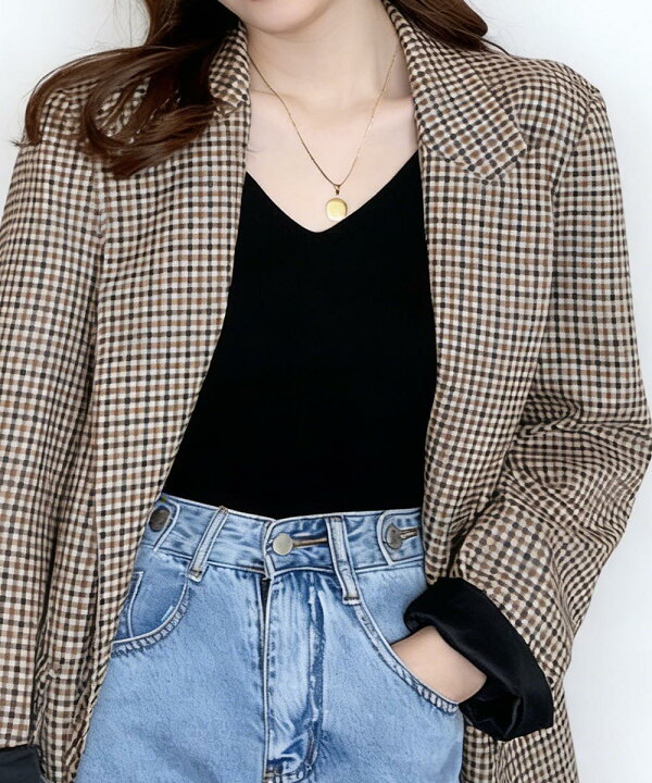 楽天市場】【50%OFFクーポンで,1195円】フロントVカット リブニット  