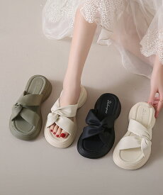 【最大50%OFFクーポンで,2245円】厚底サンダル ミュールサンダル 美脚 夏 レディース クロスベルト かかとなし おしゃれ サマーサンダル 履きやすい カジュアル オルチャン 大人可愛い 旅行くつ miniministore 99GYXC-101