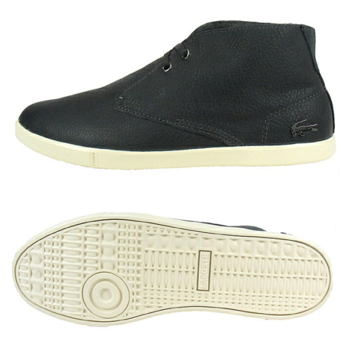 楽天市場 ラコステ スニーカー メンズ Lacoste チャッカブーツ ブラック ラコステ Arona14 アローナ14 黒 男性用 Men S Sneaker らこすて Minimonkey スニーカー ブーツ