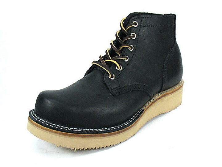 ヴァイバー【VIBERG】ワークブーツ 黒バックスキン 思いとどまり SIZE 6.5