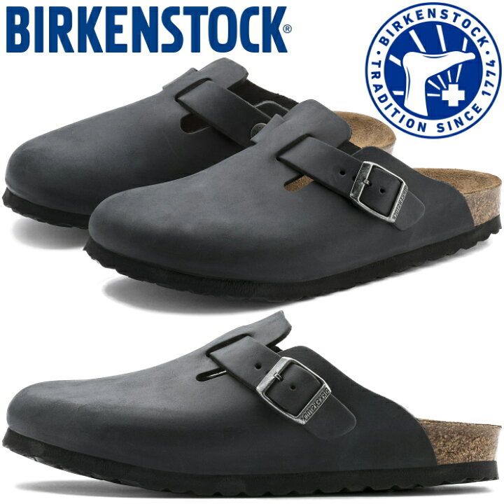BIRKENSTOCK Boston leather sandals 059463