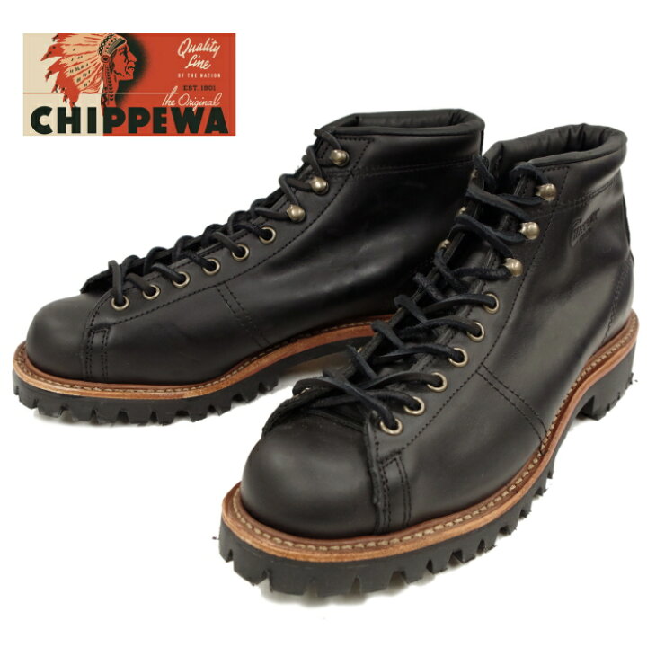 USA製 CHIPPEWA モンキーブーツ／フィールドブーツチペワビブラム  