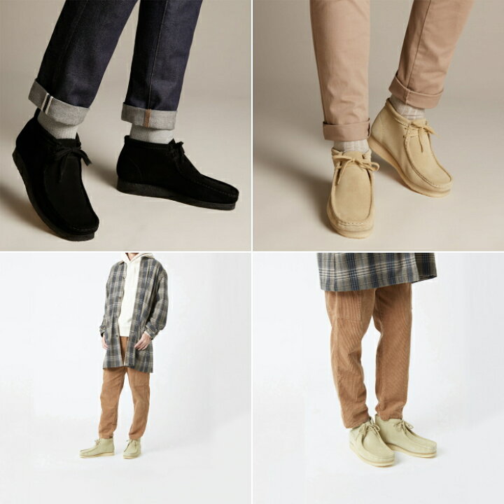 楽天市場 エントリーでポイント最大7倍 クラークス ワラビーブーツ Wallabee Boot Clarks Originals 980e オリジナルス ブーツ メンズ 本革 カジュアルシューズ モカシン 送料無料 Minimonkey スニーカー ブーツ