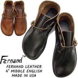 フェルナンドレザー ミドルイングリッシュ FERNAND LEATHER 4" MIDDLE ENGLISH クロッグサンダル メンズ サンダル レザーサンダル レザー 本革 カジュアル オーロラシューズ クロムエクセル アウトドア 送料無料 12時までは当日配送