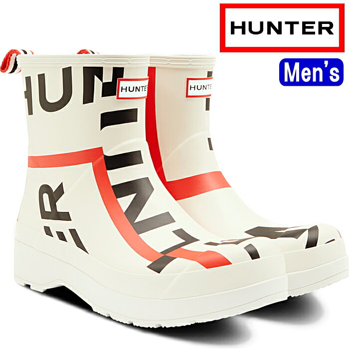 エントリーでポイント最大43倍 ハンター レインブーツ ショート Mfs90exl Hunter 国内正規品 Mens Original Play Short Exploded Logo Wellington Boots オリジナル プレイ ショートブーツ 長靴 メンズ 防水 ラバーブーツ 春夏新作 送料無料 Product Details