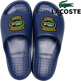 ラコステ サンダル LACOSTE SERVE SLIDE 2.0 47CMA0030 正規品 シャワーサンダル メンズ ビーチサンダル アウトドア キャンプ カジュアル タウンユース スリッポン 旅行 おしゃれ 軽量 海 川 山 夏 ビーサン 送料無料 2024春夏新作 【あす楽対応】