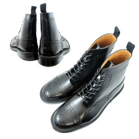 ロッキングシューズLockingShoesbyFootMonkeyフットモンキーキャップトゥウィングチップブーツCAPTOEWINGTIPBOOTS919ブラックメンズ男性用men'sbootsブーツ送料無料