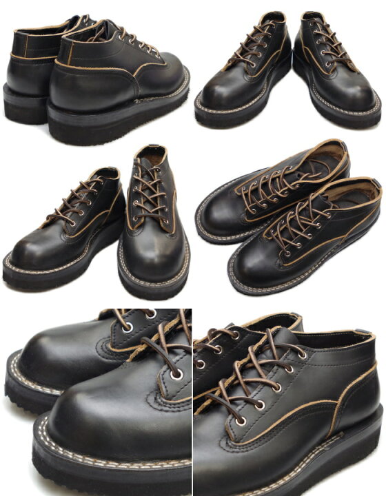 楽天市場】○○ ニックスブーツ NICKS BOOTS LACE TO TOE OX ブラック 