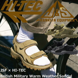JSF × HI-TEC J&S FRANKLIN EQUIPMENT British Military Warm Weather Sandal ハイテック ブリティッシュミリタリーウォームウェザーサンダル スポーツサンダル メンズ アウトドア サンダル キャンプ スニーカー 日本限定 送料無料