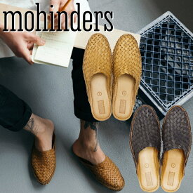 【SALE：20％OFF】 モヒンダース シティースリッパ MOHINDERS City Slipper Woven レザーサンダル クロッグサンダル サンダル メンズ レザー スリッポン 本革 LEATHER SANDAL カジュアル タウンユース インド製 送料無料