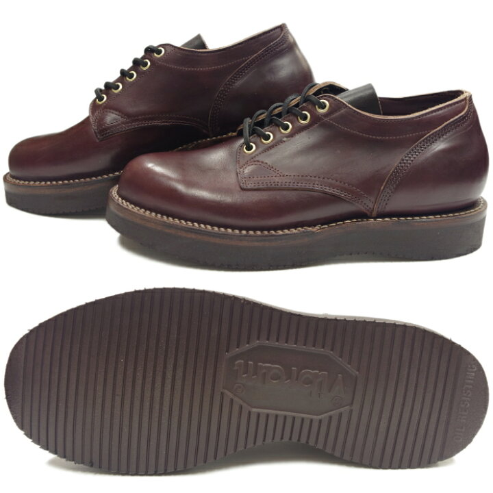 楽天市場】ヴァイバーグ VIBERG OLD OXFORD バーガンディークロム 