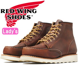 レッドウィング ブーツ レディース 本革 RED WING 3428 ［Copper "Rough & Tough"］ 6" Classic Moc カッパー ラフ&タフ クラシック モック ワークブーツ アイリッシュセッター アウトドア キャンプ タウンユース アメリカ製 正規品 送料無料 【交換片道送料無料】