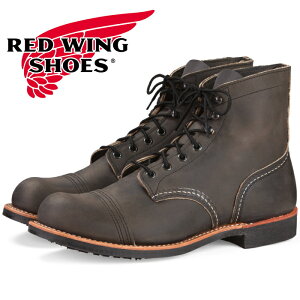 bhEBO ACAW ACAW[ Ki RED WING IRON RANGE IRON RANGER 8086 mCharcoal "Rough & Tough"n u[c Y fB[X [XAbvu[c LbvgD `R[ t