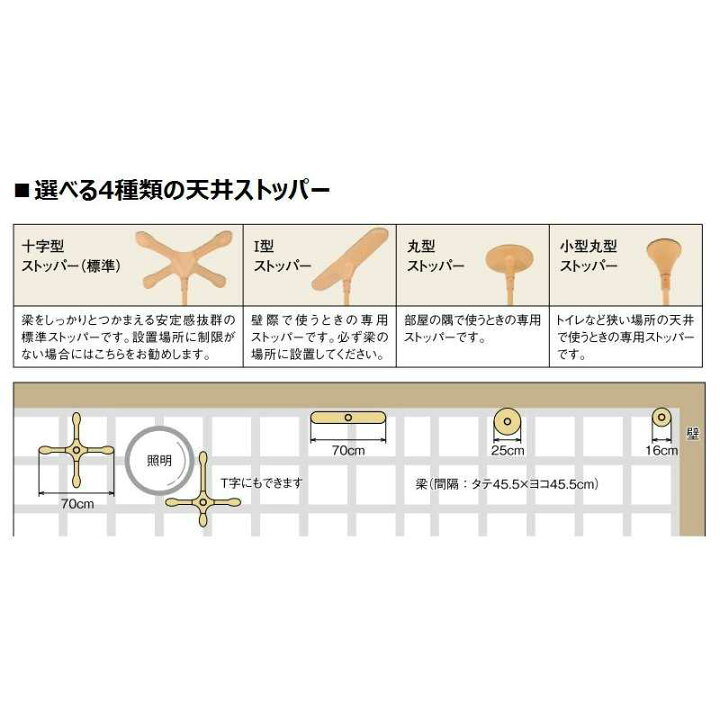 楽天市場】個人宅配送可 介護 手すり 工事不要 突っ張り棒 ポール 