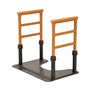 個人宅配送可 介護 手すり トイレ 工事不要 ルーツHS スモールタイプ 両手すり/MNTPMT2 モルテン