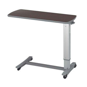 介護テーブル 昇降式サイドテーブル キャスター付 ガス圧 ベッドサイドテーブル KF-1970 パラマウントベッド 介護用 介護 ベットテーブル