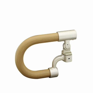 アプローチ用手すり屋外用 エンドグリップR ライトブラウン 531-530 アロン化成