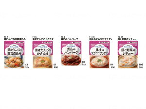 メール便出荷 やさしい献立 5種 各1個セット 計5個 区分1 容易にかめる 介護食 レトルト 食事サポート 栄養補助 キューピー