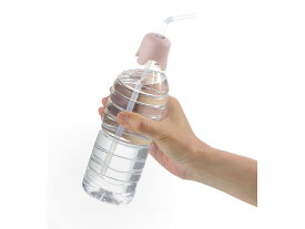 在庫あり 使っていいね！ ボトル用 のびのび ストローキャップ ピンク 簡易 ストローボトル リッチェル