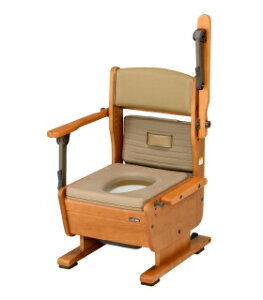 オゾン 消臭 ポータブル トイレ 簡易トイレ さわやかチェアPTO オゾン消臭 肘掛けはね上げ 8100 ウチエ