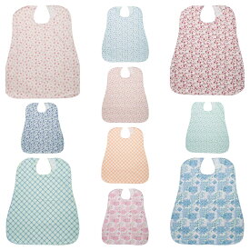 食事用 エプロン 10カラー CX-01002 介護 マジックテープ 撥水 介援隊 メール便