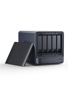 �y��20���N�[�|��+���������zMINISFORUM AI NAS N5 Pro �AAMD Ryzen AI 9 HX Pro 370�v���Z�b�T�A128GBSSD�AAMD Radeon 890M�AHDMI 2.1/USB4x2/OCulink�A10GbE+5GbE �f���A���l�b�g���[�N�|�[�g�A144T��e�ʑΉ�AI NAS
