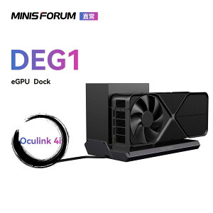 �y��20%OFF �N�[�|���zMINISFORUM DEG1 �O�t��GPU �h�b�L���O�X�e�[�V���� Oculink�Ή� eGPU Dock