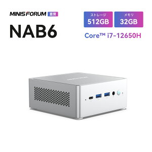 yX[p[Z[b20OFFzMINISFORUM NAB6 Lite ~jPC IntelR Core i5-12600H 16+512/32+500/16+1TB ~jp\R Wi-Fi6 BT5.2 2x2500Mbps LANLڑΉ HDMI×2 /USB-C×2 4K@60Hz 4ʏo ^p\R