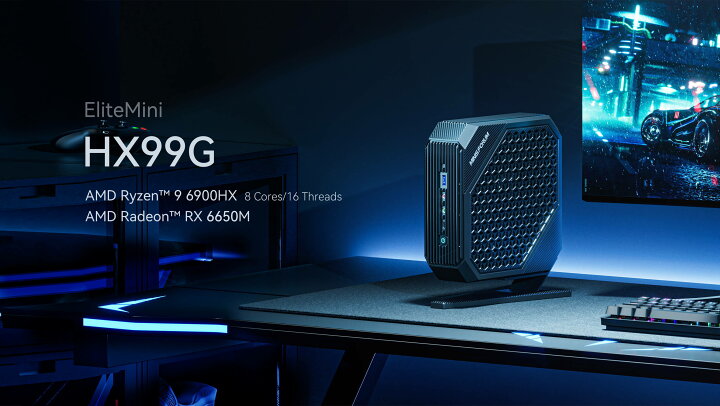 楽天市場】【☆20%OFF】MINISFORUM HX99G ミニPC AMD Ryzen 9 6900HX + 