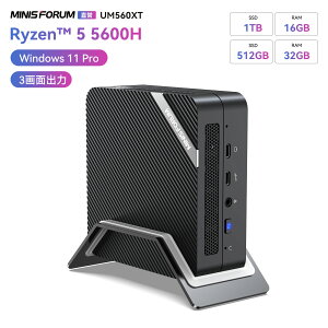 yX[p[Z[b20OFFzMINISFORUM Venus Series UM560XT ~jPC 16GB/32GB+512GB/1TB AMD Ryzen? 5 5600H Windows 11 Pro ~jYtH[ fXNgbvp\R