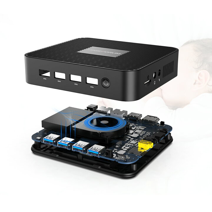 楽天市場】【☆20%OFF】Minisforum GK41 MINIPC Intel J4125 ミニPC 