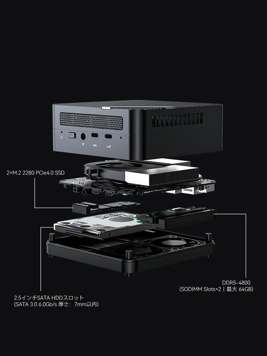 楽天市場】【☆販売価格最大-6000円+20%OFFクーポン】MINISFORUM 
