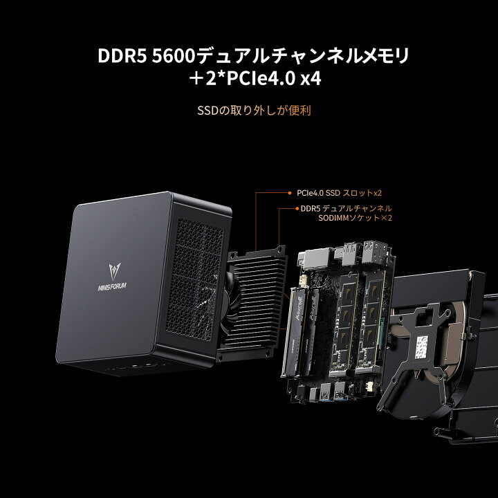 楽天市場】【☆20%OFFクーポンで「激安」】MINISFORUM UM890 Proミニpc 