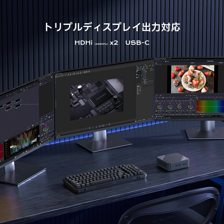 楽天市場】【☆20%OFFクーポンで「激安」】MINISFORUM UN100PミニPC 